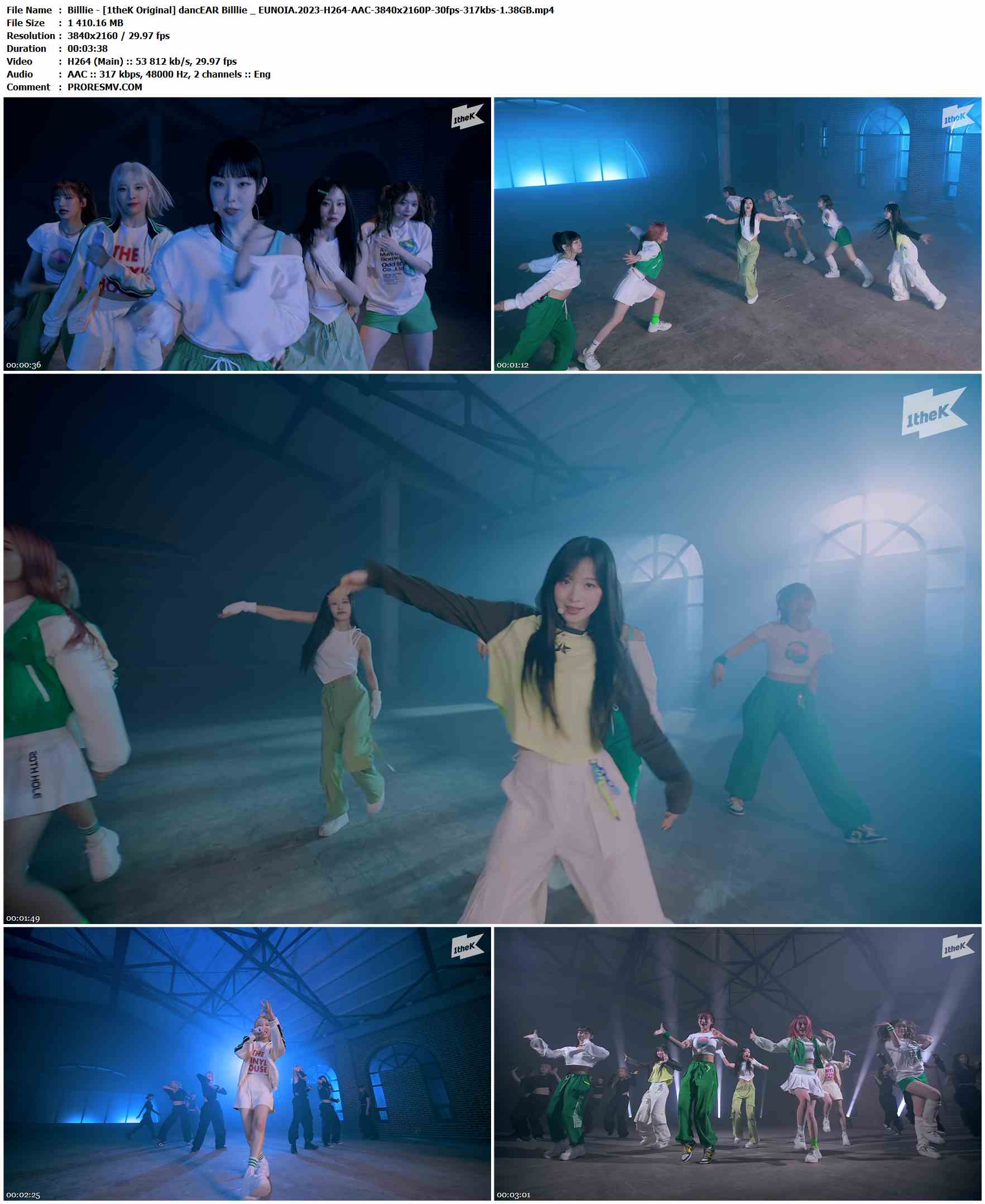 Billlie - [1theK Original] dancEAR Billlie _ EUNOIA.2023-H264-AAC-3840x2160P-30fps-317kbs-1.38GB官方MV_高清MV
